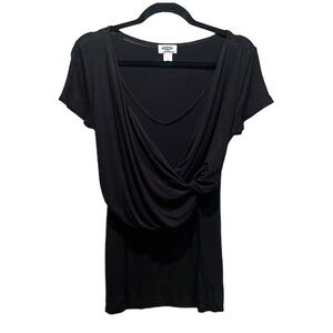 Old Navy Maternity Nursing Top Shirt Black Size Small